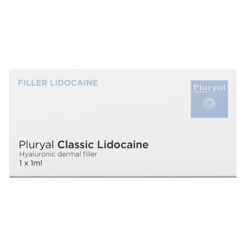 Pluryal Classic Lidocaine is an innovative hyaluronic dermal filler used to correct wrinkles, cutaneous fractures and remodel lips. It is to be injected in the mid-dermis.