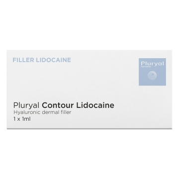 Pluryal Contour Lidocaine is a hyaluronic acid dermal filler designed to contour and shape the facial areas. Pluryal Contour Lidocaine is ideal to rejuvenate the skin by adding volume and smoothen medium to deep wrinkles. Treat areas such as the forehead,