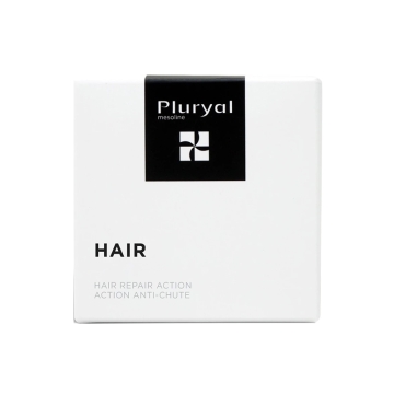 Pluryal Mesoline Hair 5ml is a treatment designed to prevent hair loss caused by stress, pregnancy, medication, hormonal changes or the ageing process. This product is ideal to increase hair growth and improve hair quality by stimulating the blood flow in