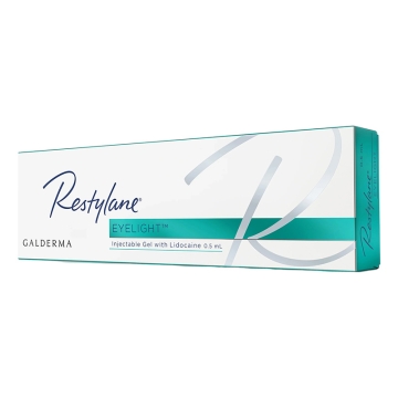 Restylane Eyelight is a hyaluronic acid filler with ideal properties for treating the delicate under-eye area in case of dark shadows and lack of volume.