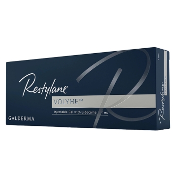 Restylane Volyme Lidocaine is a Hyaluronic Acid based volumizing dermal filler designed to create a lifting effect when injected into the supraperiostic zone or subcutaneous tissue. The filler is based on the patented Optimal Balance Technology™ and provi
