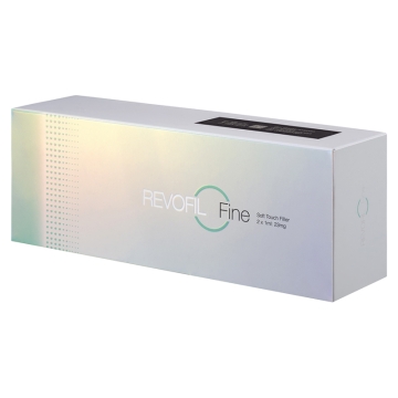 Revofil Fine is a soft and non-invasive dermal filler designed to improve fine lines, to correct caved scars and rejuvenate the skin on the hands. The filler is intended to be injected into the superficial dermis for application in the area of the tear tr