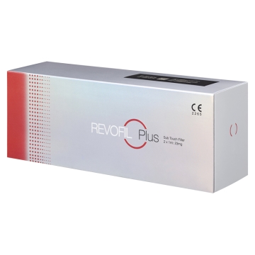 Revofil Plus is a soft touch dermal filler designed to add volume, contour and fill medium to deep wrinkles in the face. Revofil Plus is intended to be injected into the mid to deep dermis in targeted areas like the forehead, nose bridge, marionette lines