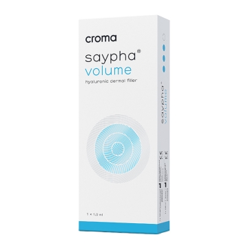 Saypha® Volume is ideal for the correction of deep wrinkles and folds, cutaneous depressions, facial contours and the creation of volume. Saypha® Volume is injected in the deep dermis or subcutis.