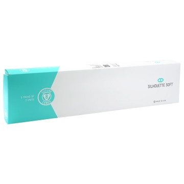Silhouette Soft is used to reshape the surface of the skin and restore volume by lifting and regenerating the skin. Silhouette Soft are made of a Poly L-Lacitc Acid monofilament with molded cones made of Lactide/ Glycolide.