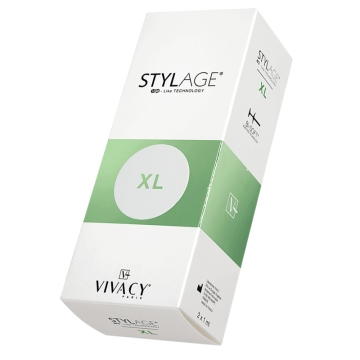 Stylage Bi-Soft XL is a cross-linked hyaluronic acid used in the deep dermis or subcutaneous layer for the treatment of facial volume defects, the restoration of facial contours, cheekbone area augmentation and the treatment of slight facial ptosis (skin 