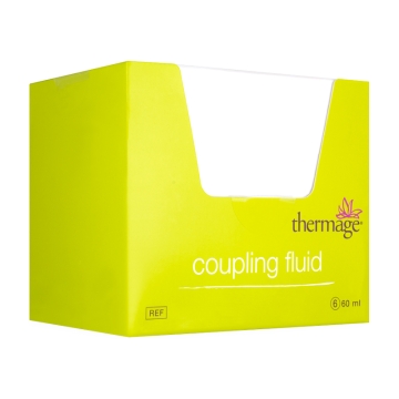 Thermage Coupling Fluid is an accessory used in Thermage CPT procedures to ensure consistent electrical contact between the patient’s skin and Thermage Treatment Tips for proper delivery of energy. The fluid also acts as a lubricant during the procedure, 