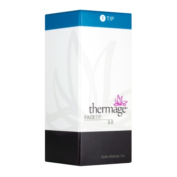 Thermage Face Tip 3.0cm2 C1 is to be used for face and neck for skin tightening and contouring treatments. This tip has no vibration function. Works for all systems and with 2.4mm heating dept.