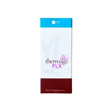 Thermage FLX Total Tip 3.0cm2 uses maximum volume of bulk heat delivery for the whole face, neck and body and treats deeply to contour and tighten skin, addressing sagging skin and unwanted bulges.