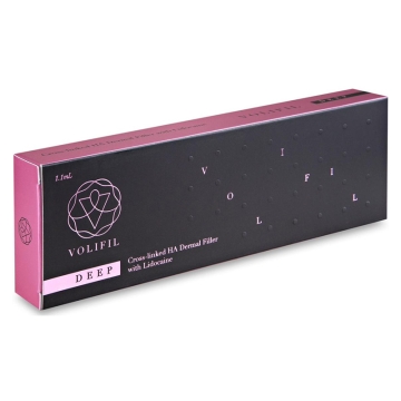Volifil Deep has a higher viscoelastic properties, that is designed for correction of deep folds and natural volume of facial area with repetitive and frequent movements.