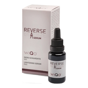 WiQo Reverse Serum is a lightening serum, designed to aid in the eradication of sun spots and skin discoloration caused by sun exposure and/or acne scarring