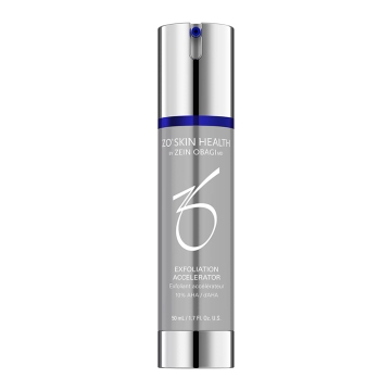 ZO Skin Health Exfolation Accelerator - Glycolic and lactic acid complex that aids in the removal of dead skin cells while providing calming and soothing benefits with an aloe, green tea and chamomile blend.