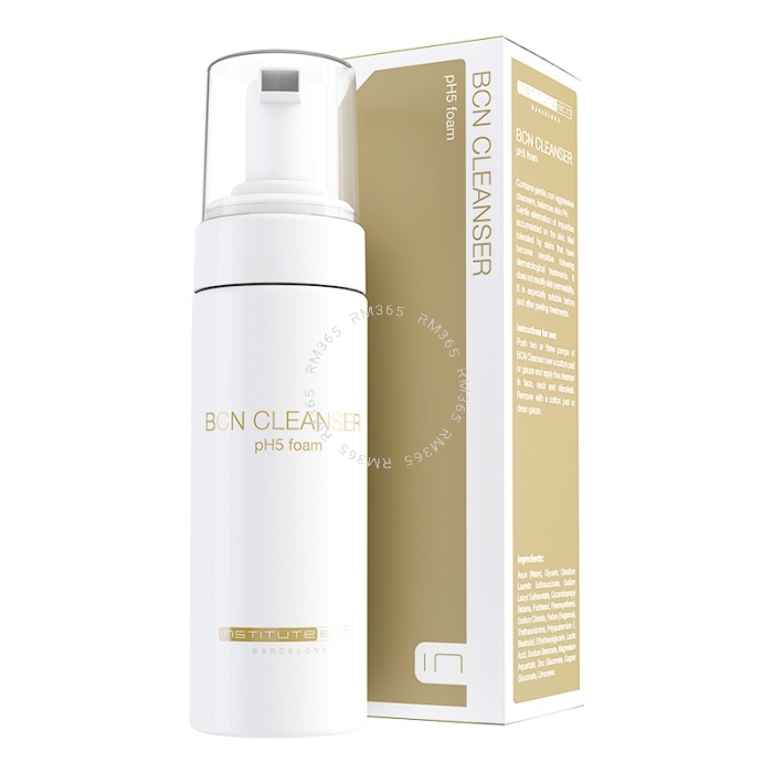 BCN Cleanser is a foam cleanser that balances skin pH. BCN Cleanser contains gentle, non-aggressive cleansers.