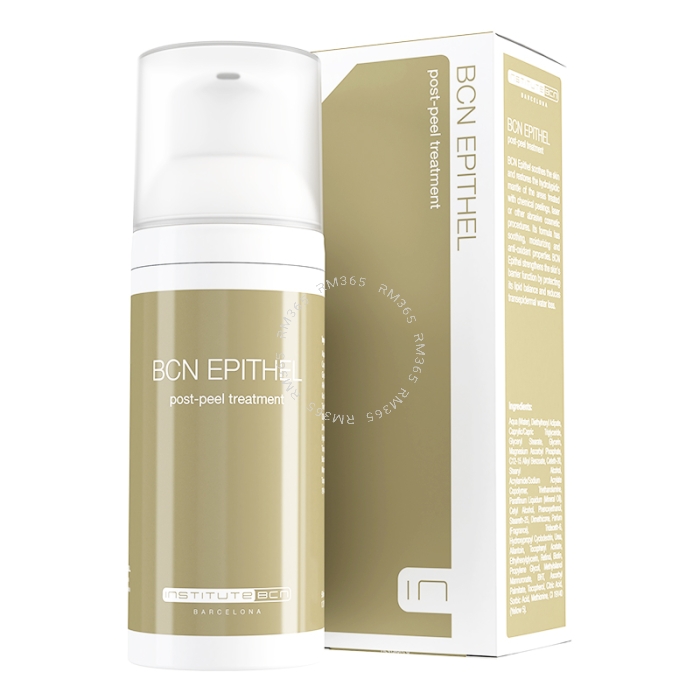 BCN Epithel soothes the skin and restores the hydrolipidic mantle of the areas treated with chemical peelings, laser or other abrasive cosmetic procedures. Its formula has soothing, anti-inflammatory, moisturising, anti-oxidant and healing properties.