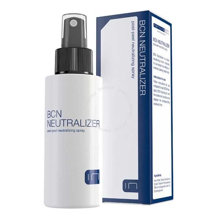 BCN Neutralizer is a spray neutralising lotion indicated to counteract the effects of chemical peeling treatments.