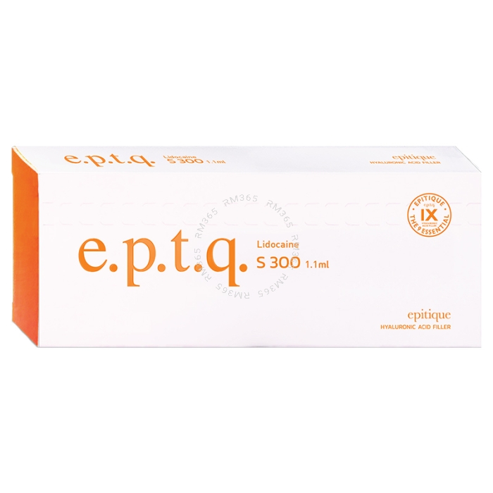 e.p.t.q S300 lidocaine is designed for the correction of deep irregularities of the skin profile such as nasolabial fold, perioral wrinkles, cheek wrinkles and puppet lines. Can also be used to enhance lip volume and lip contour correction.