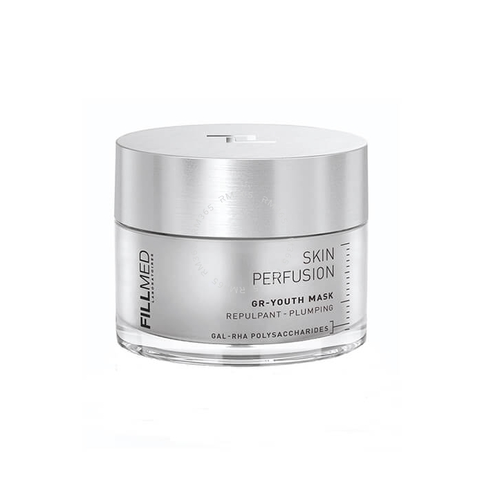FILLMED Skin Perfusion GR-Youth Mask is a plumping mask ideal for tired and dehydrated skin lacking in radiance. It replenishes the skins moisture barrier and visibly plumps it up.