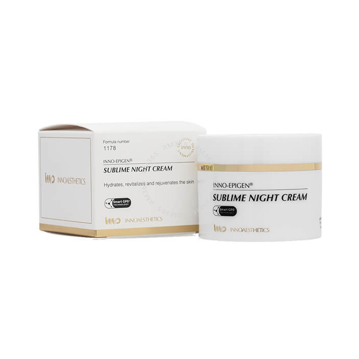 INNO-EPIGEN Sublime Night Cream is an anti-aging and moisturizing night cream. Sublime night cream adapts to your skin’s night rhythm to promote tissue regeneration and enhance moisture while you sleep. The result is a fresher and younger-looking skin in 