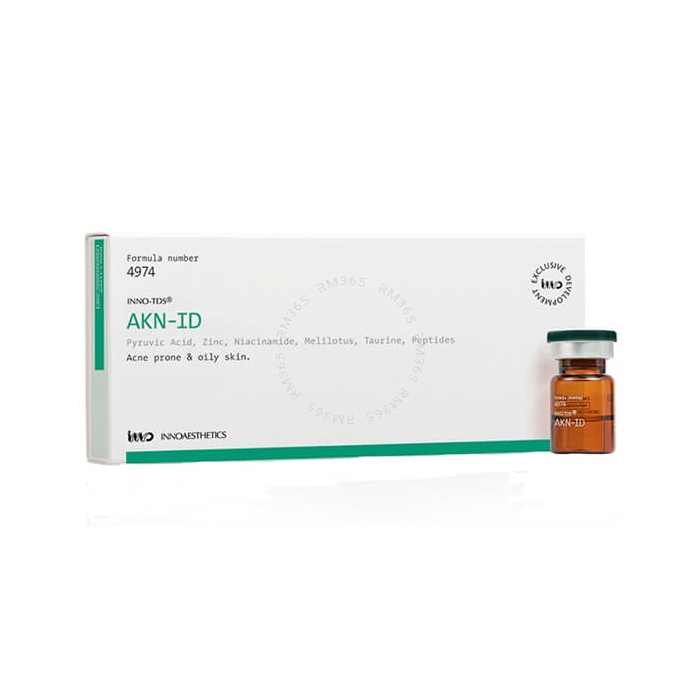 AKN-ID is the ultimate solution for acne-prone skins. It effectively controls sebum production, bacteria proliferation, and inflammation, thus preventing pore-clogging and breakouts.