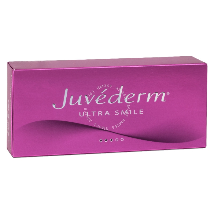 Juvederm Ultra Smile is an injectable hyaluronic-based dermal filler indicated for the lips and oral commissures. Juvederm Ultra Smile is used to enhance lip volume, redefine lip shape, treat vertical lip lines and depressions at the corners of the mouth.