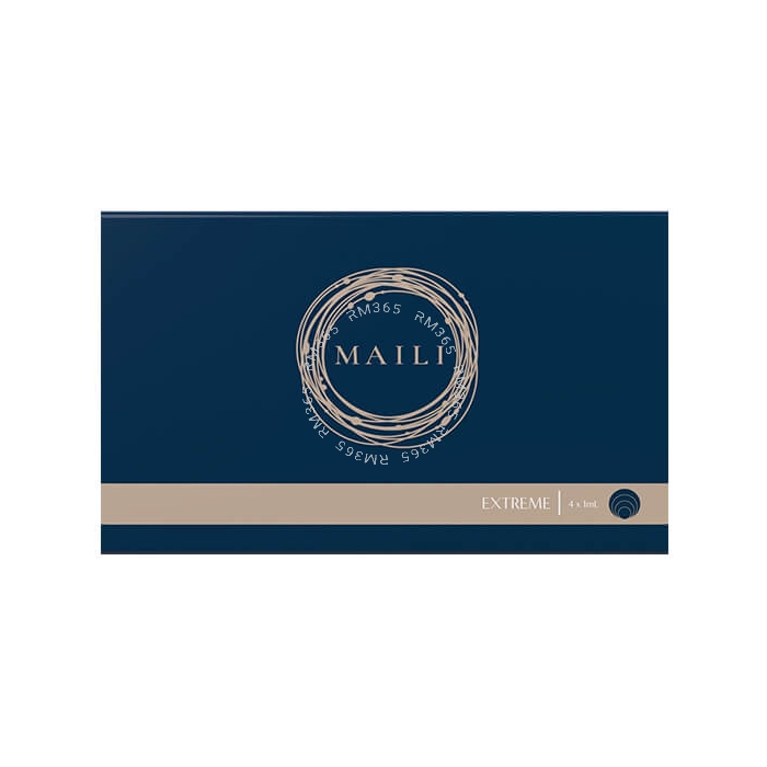 Maili Extreme plumps and rejuvenates the skin effectively by reducing the appearance of fine lines and wrinkles. Maili Extreme can be used to add volume and contour cheeks, chin, nasolabial folds, and marionette lines.