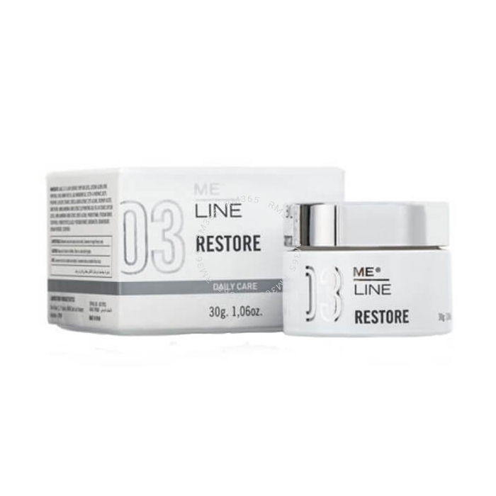 ME Line 03 Restore - Restores the physiological conditions of the skin minimizing the risk of rebound effects after treatment.