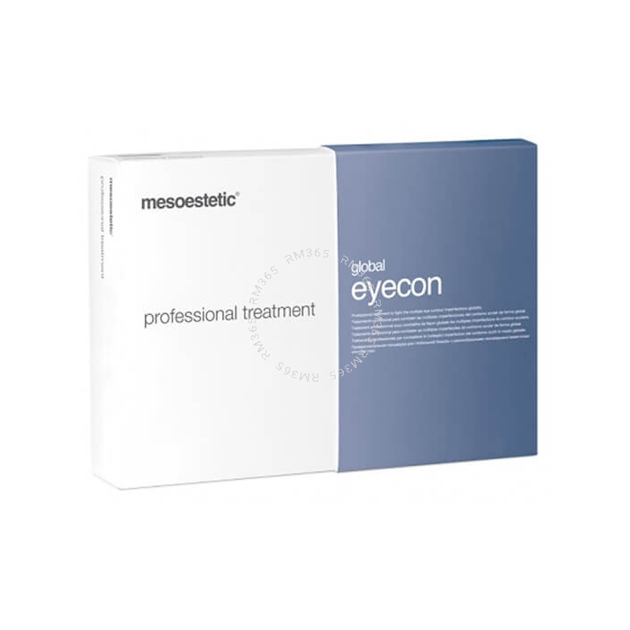 Mesoestetic Global Eyecon is a specific treatment to fight the signs of aging and fatigue in the eye contour. Eye contour is a particularly sensitive area that has differentiated anatomical characteristics, which explains why the treatment must be specifi