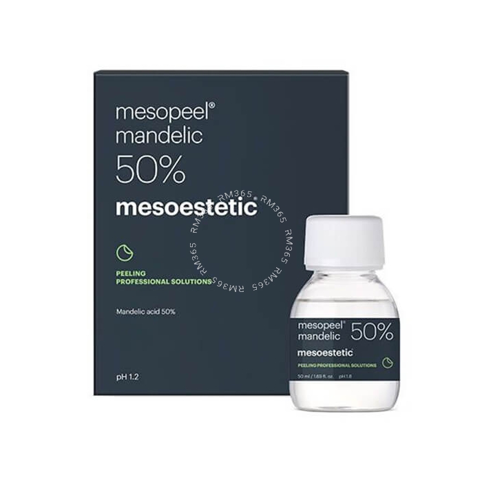 Mesoestetic Mesopeel Mandelic acid 50% peel gently and gradually penetrates the skin. 