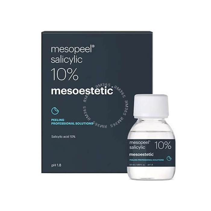 Salicylic acid 10% peel with a strong keratolytic and sebum-regulating effect. Indicated for oily skin with acne and/or seborrheic blemishes. It can also be applied to areas such as the arms, back, knees, elbows, etc.