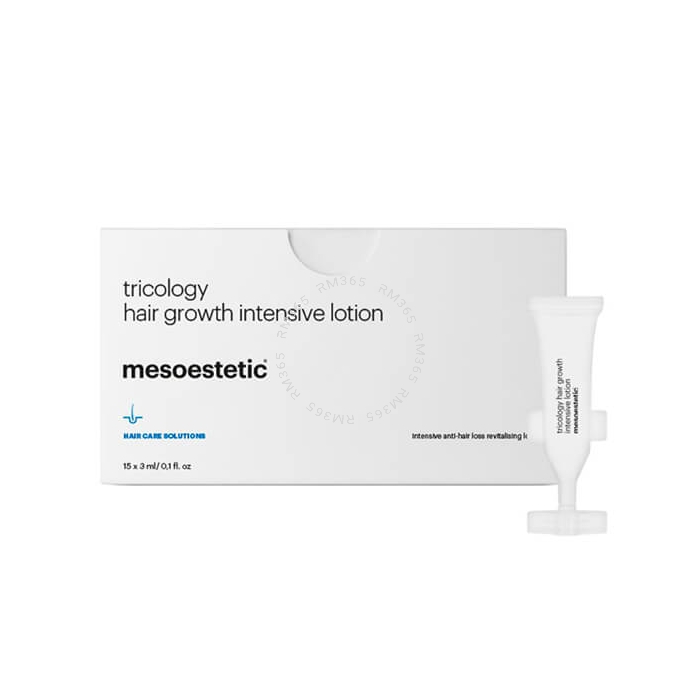 Mesoestetic Tricology Hair Growth Intensive Lotion is an Intensive anti-hair loss treatment lotion with scalp revitalizing action. 