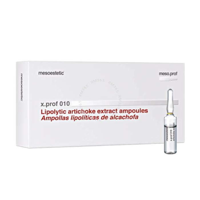 mesoestetic meso.prof x.prof 010 artichoke extract:
Draining and detoxifying action.