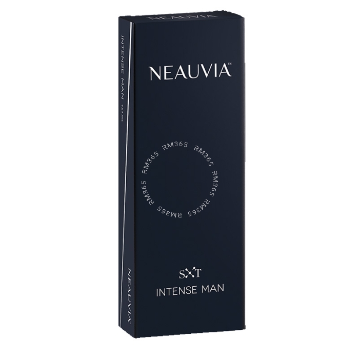 Neauvia Organic Intense Man has high viscoelasticity making it perfect to use on thicker skin and treat deep wrinkles including nasolabial folds and temples.