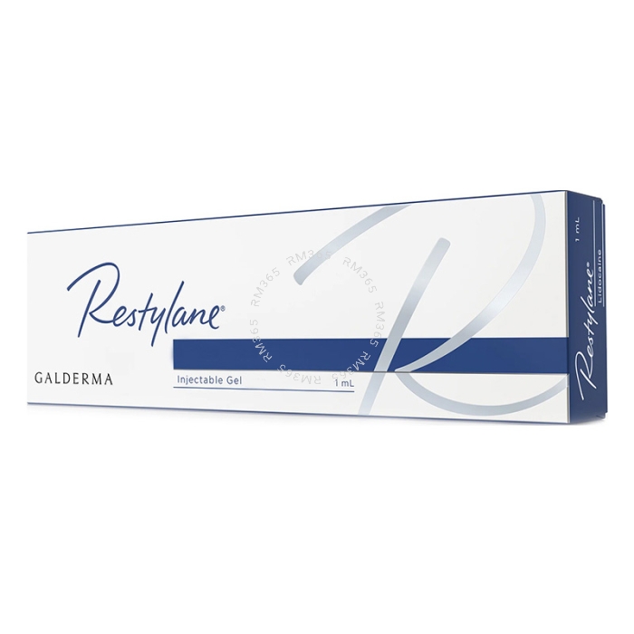 Restylane is used to add volume and fullness to the skin and to correct fine lines and wrinkles between the eyebrows, on the forehead and the lines between the nose and mouth (nasolabial folds). Restylane can also be used for lip enhancement. Contains lid