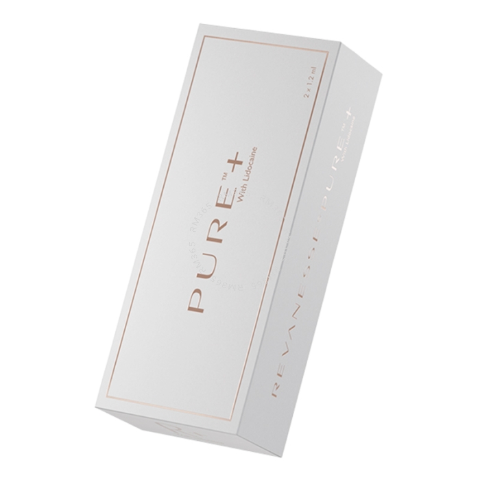 Revanesse Pure+ with Lidocaine is to be injected into the superficial dermis and is used to rehydrate the skin in the face, neck, hands and décolletage. The skin is left hydrated and over time skin elasticity is restored and the skin appears firmer, healt