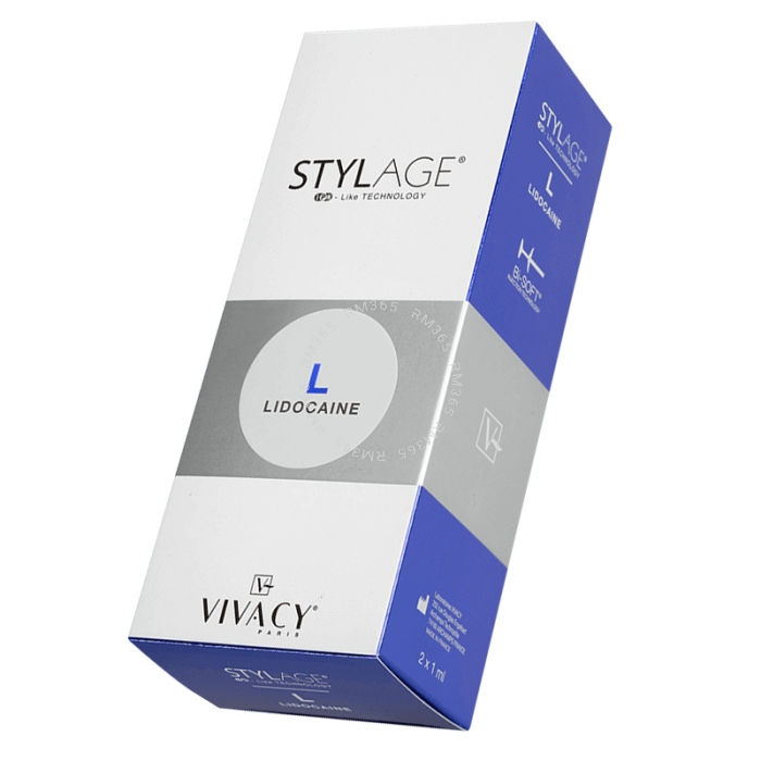 Stylage Bi-Soft L Lidocaine is a cross-linked hyaluronic acid used in the deep dermis for deep wrinkles, severe naso-labial folds, oral commissures (marionette lines), hand rejuvenation including volume loss treatment on the back of the hands.