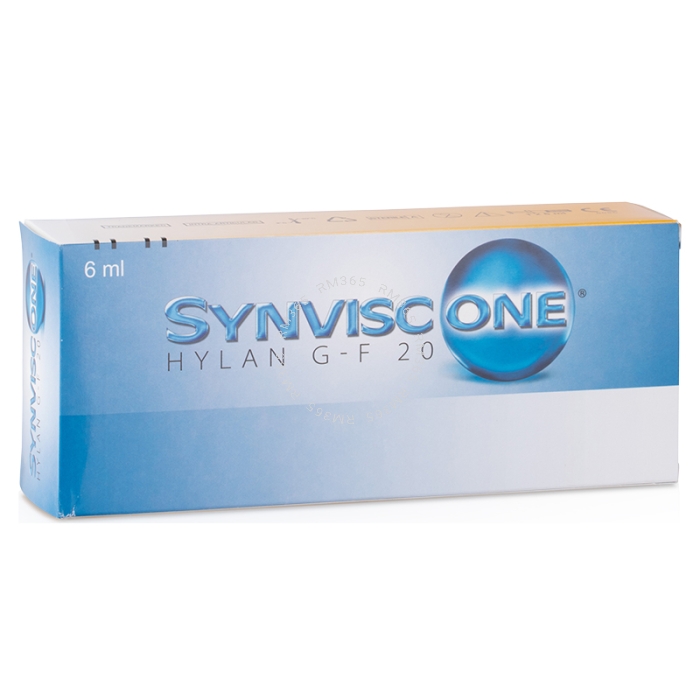 Synvisc One is a single dose treatment intended for injection in the knee, designed to treat osteoarthritis knee pain. It restores the elasticity and viscosity within the joint, allowing a more extensive movement of the joint.