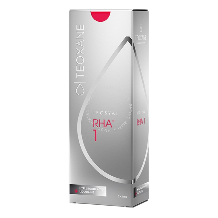 Teosyal RHA 1 is a filler for wrinkles containing hyaluronic acid designed to support the skin in every move, while helping to preserve the vitality and softness of the face. Teosyal RHA 1 is designed specifically to treat superficial and fine wrinkles. T
