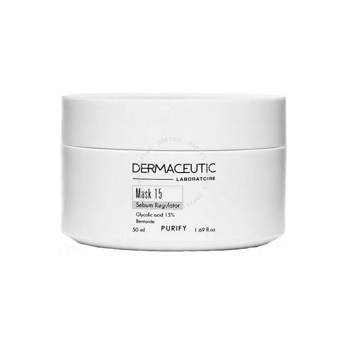 Clay-based Mask 15 removes impurities and dead skin cells leaving the skin feeling smooth and clean. Its exfoliating action encourages skin cell renewal and optimises the effects of Dermaceutic treatment programs.