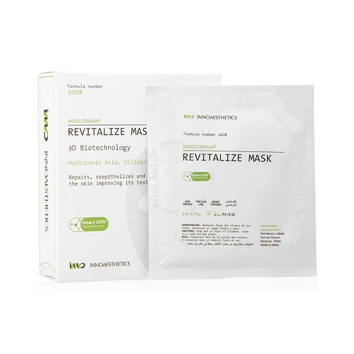 Revitalizing mask that deeply nourishes and repairs your skin. This bio-cellulose mask forms a protective membrane on the skin to uniformly release the actives. 