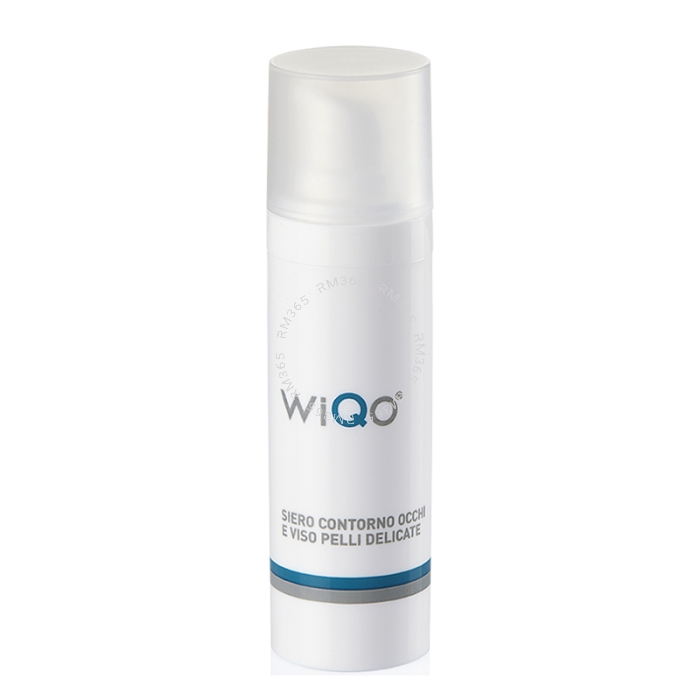 WiQo Eye Contour and Face Serum for Delicate Skin is an emulsion rich in active ingredients with a moisturizing and elasticizing effect.